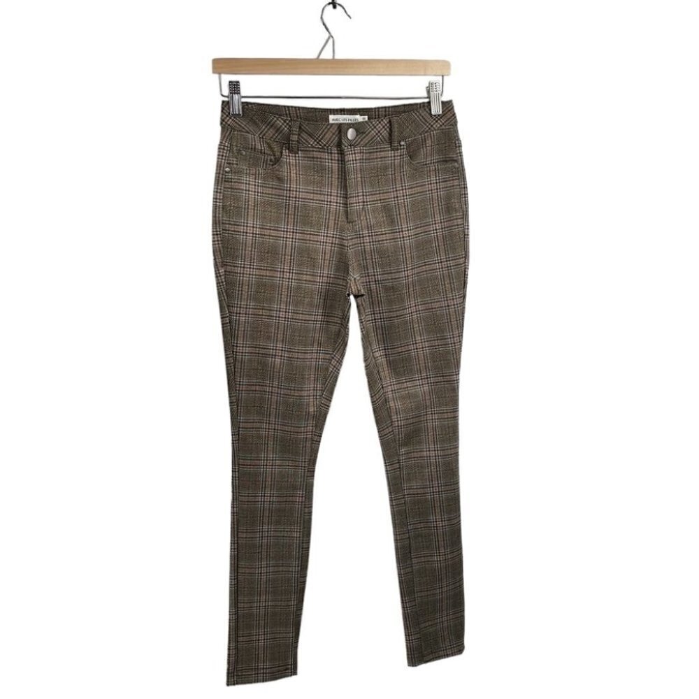 ALEX les filles fall plaid trouser pants neutral Color’s fall vibe sz xs